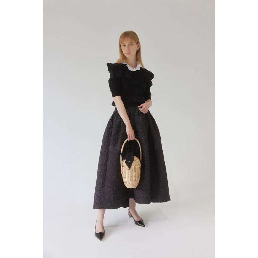 girlish St.cecilia TSUNOニット ブラック ツノニット