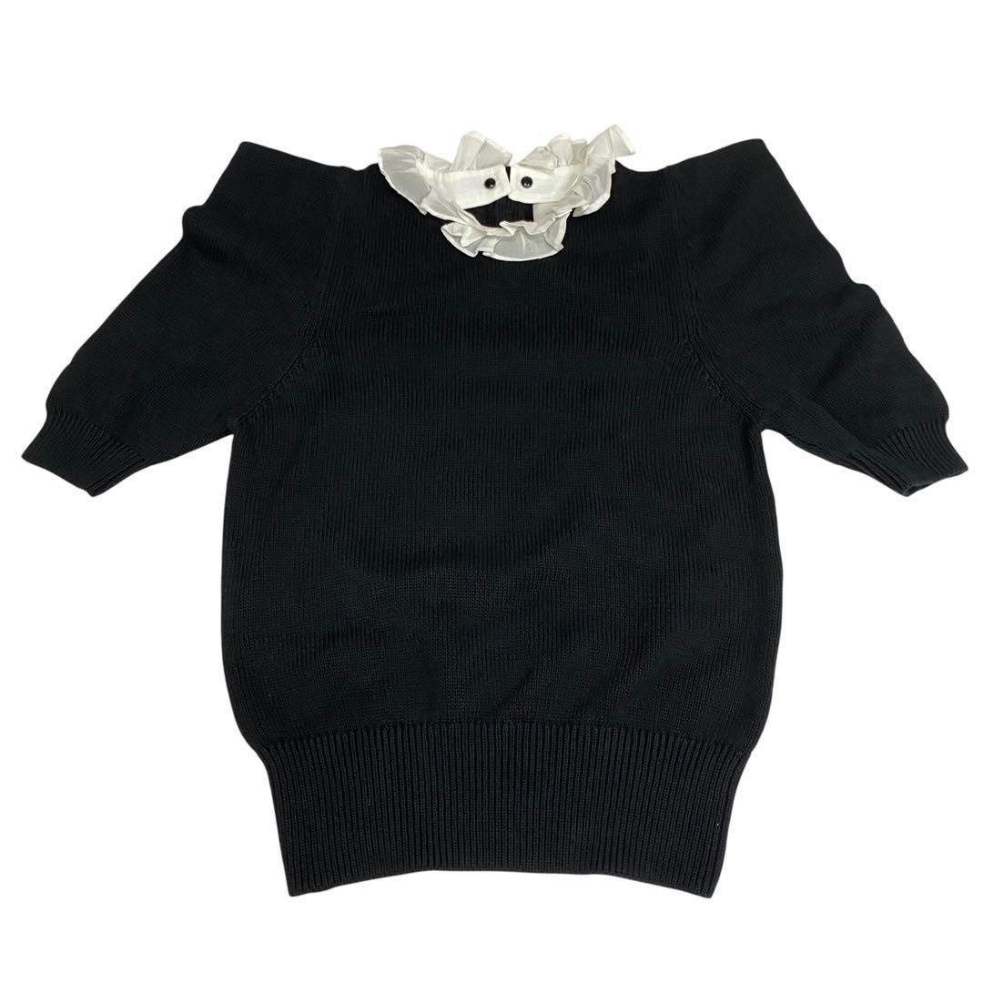 girlish St.cecilia TSUNOニット ブラック ツノニット