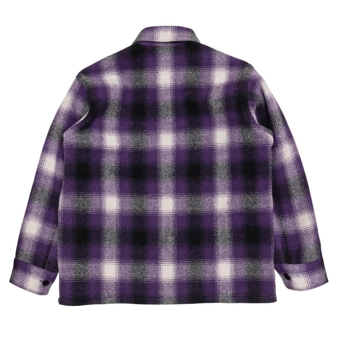 SUBCULTURE OMBRA CHECKJACKET PURPLE 3サイズ