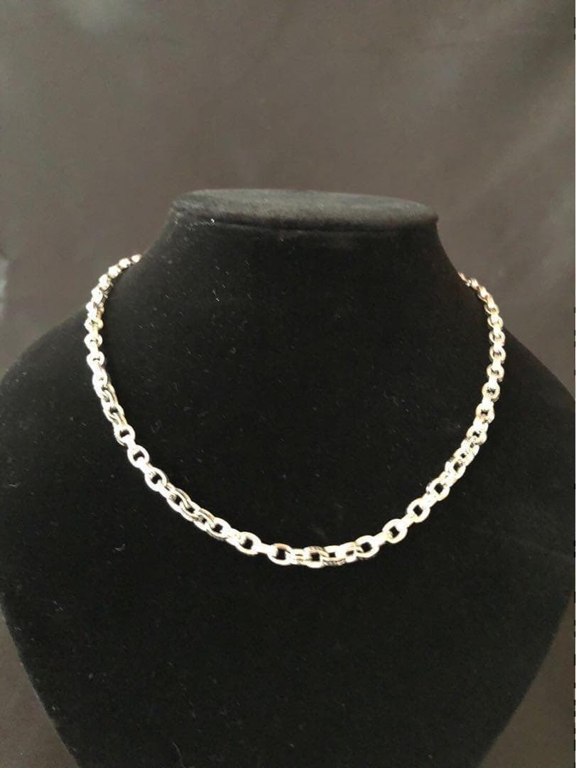 シルバー925 ペーパーチェーン　45cm ネックレス 2-35 3266