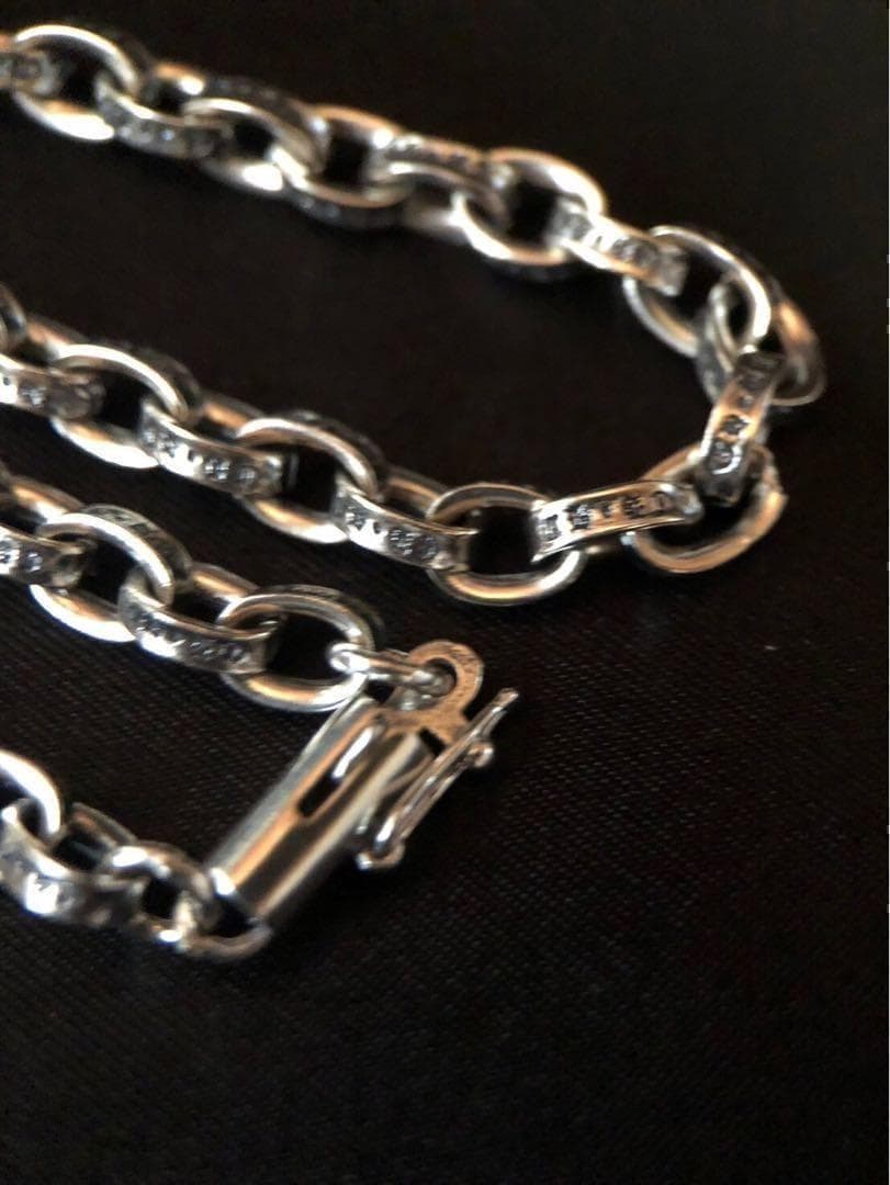 シルバー925 ペーパーチェーン　45cm ネックレス 2-35 3266