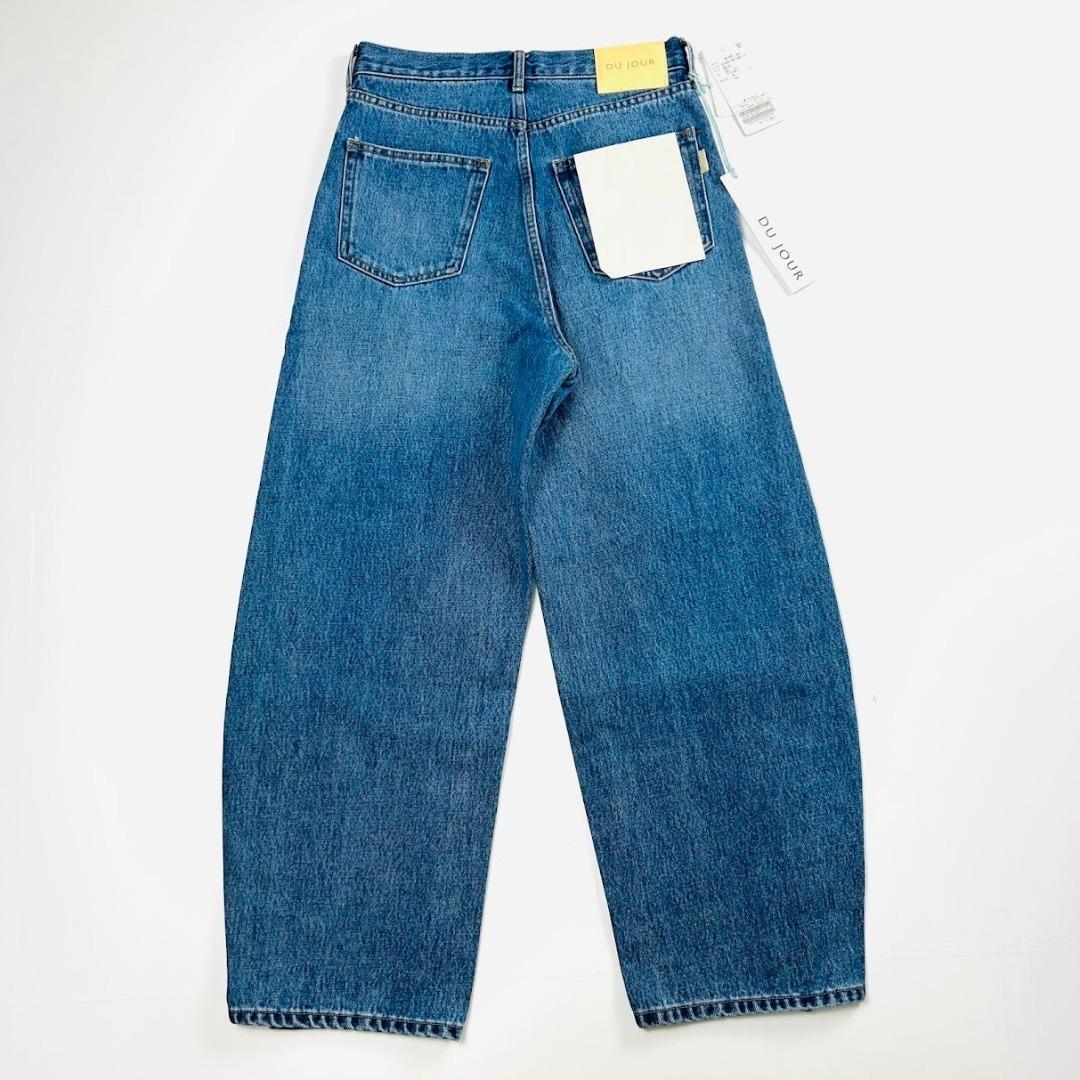 タグ付き B.C STOCK DU JOUR デニム バレルレッグ カーブ S