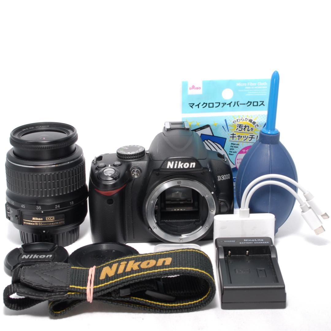 ✨Nikon D3000✨レンズキット✨ショット数小✨初心者モデル✨一眼レフ✨