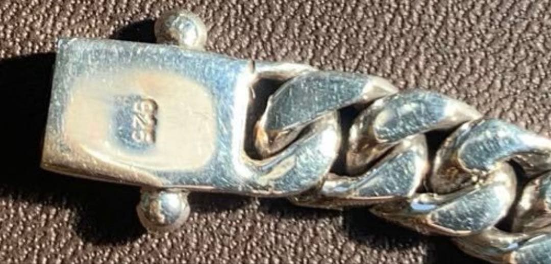 シルバー925 編み込みブレスレット