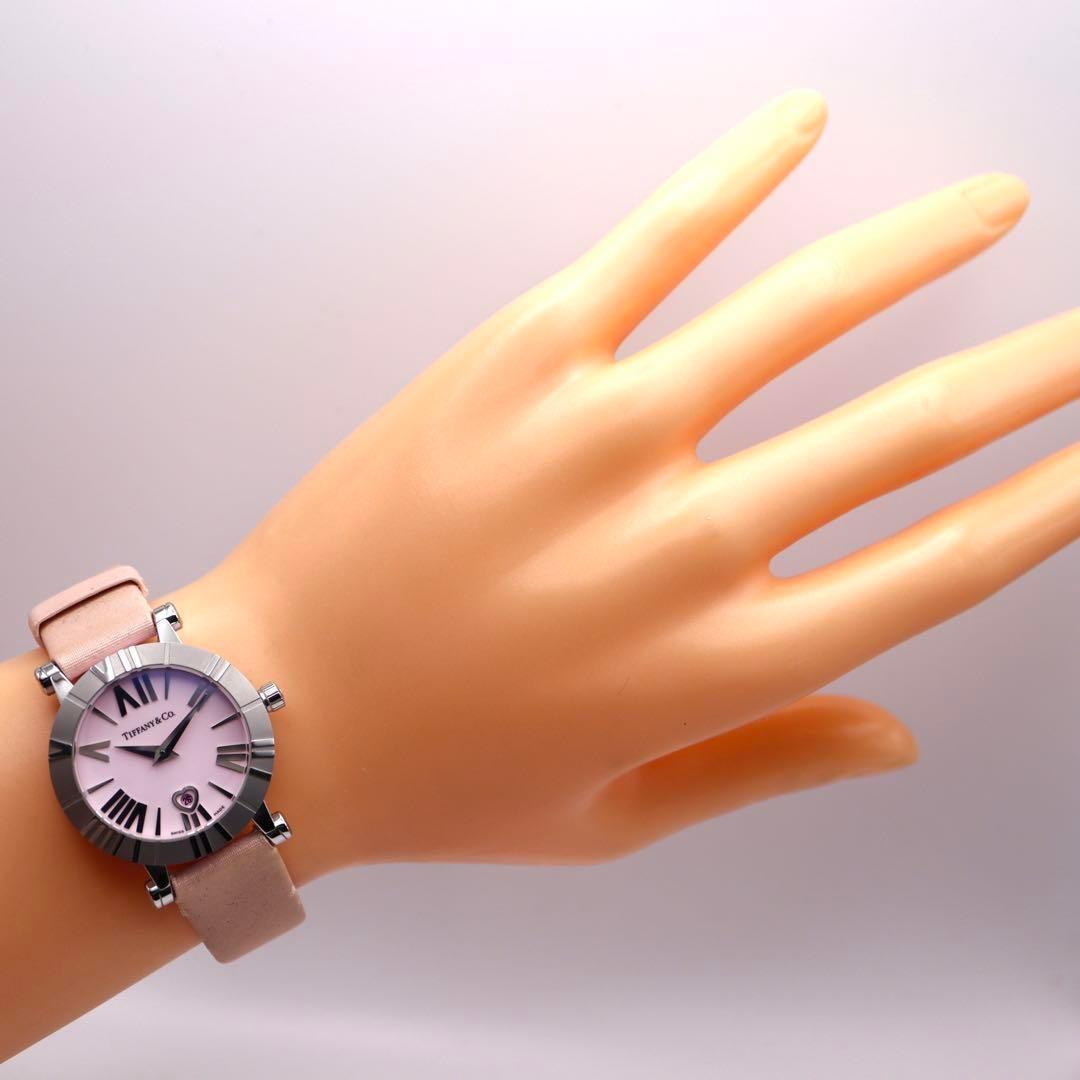 専用良品！Tiffany＆Co. アトラス 箱付 レディース腕時計 550.