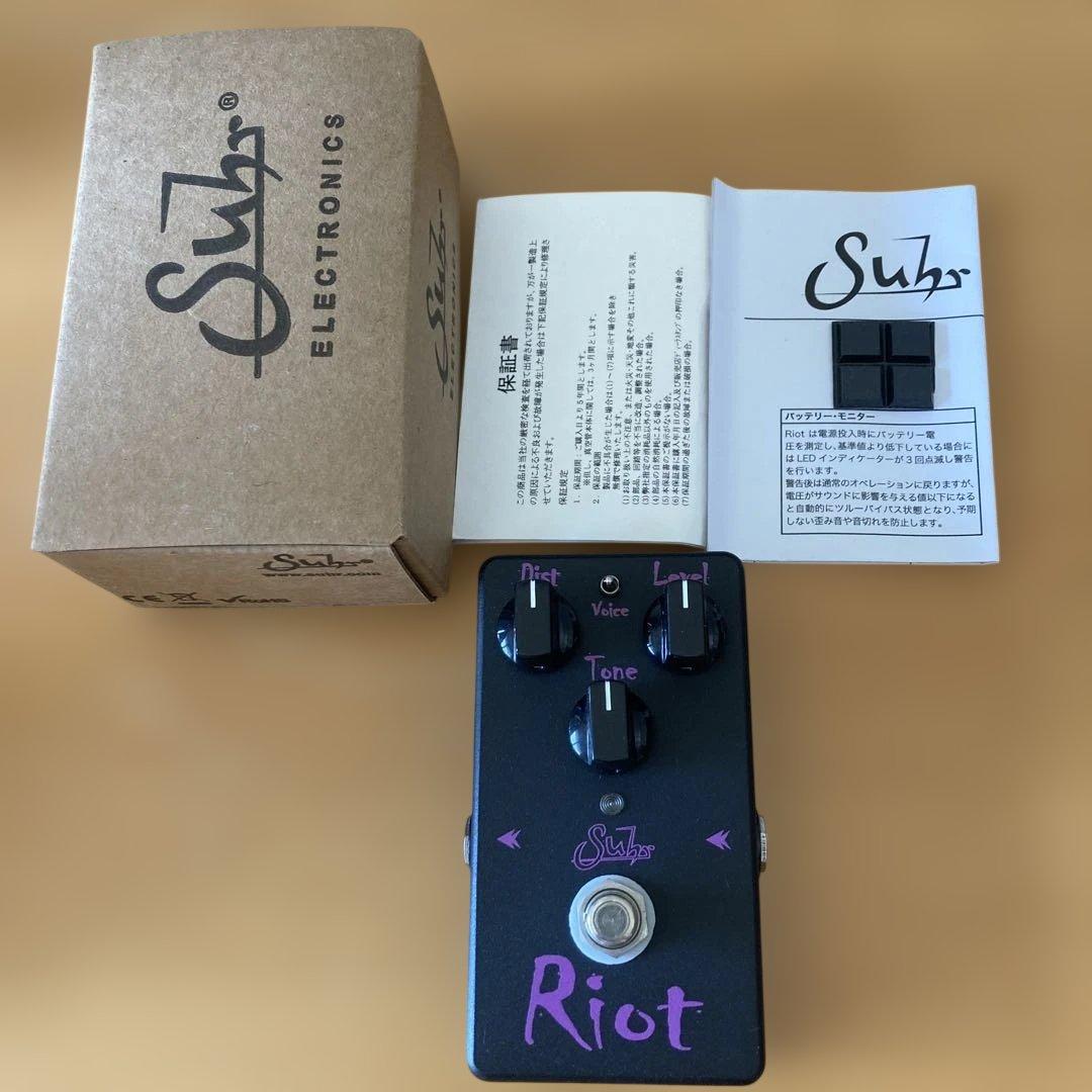 SUHR RIOT BLACKEDITION エフェクター　ディストーション美品