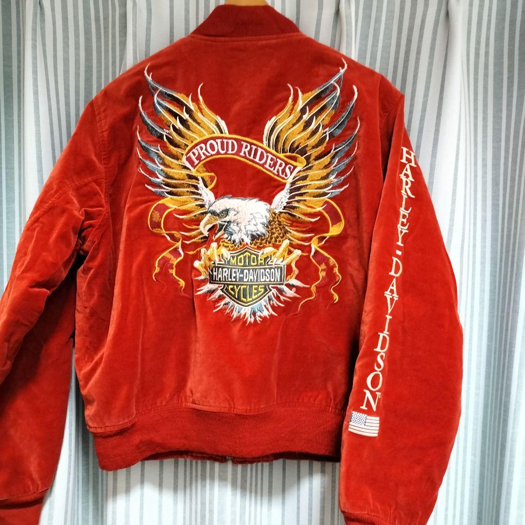☆最安　HARLEY-DAVIDSON スカジャン　sizeМ　ビンテージ