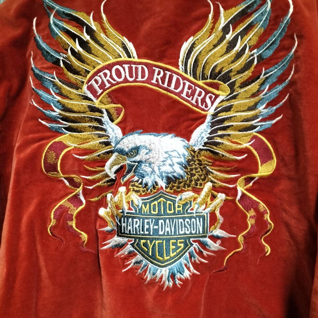 ☆最安　HARLEY-DAVIDSON スカジャン　sizeМ　ビンテージ