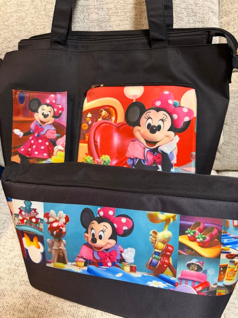 ディズニー イマジニングザマジック ミニースタイルスタジオ トートバッグ　ポーチ