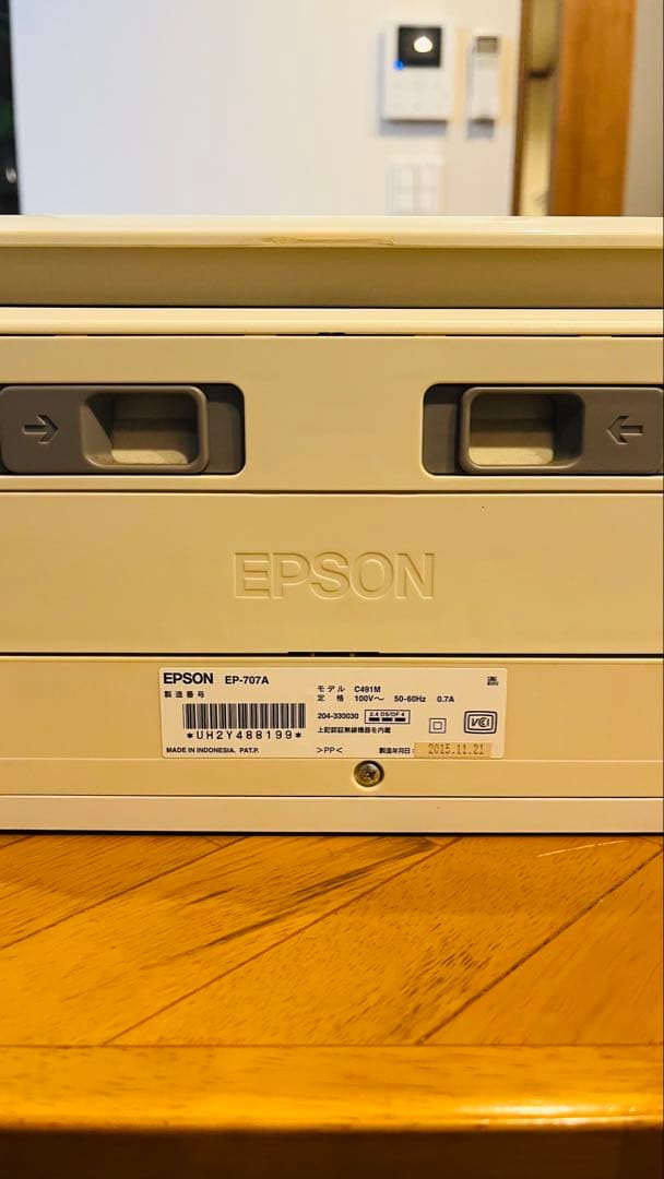 EPSON★インクジェットプリンター★EP707A (ジャンク品)