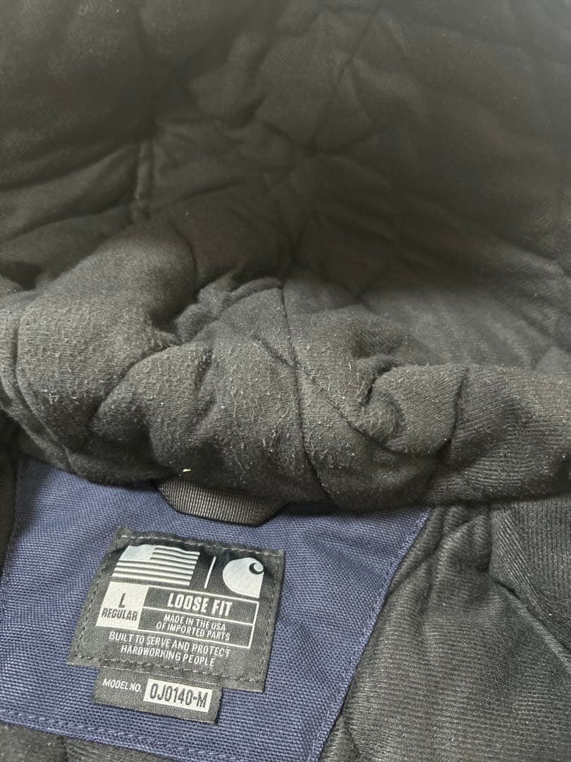 こ*き様 Carhartt アクティブジャケットL ネイビー