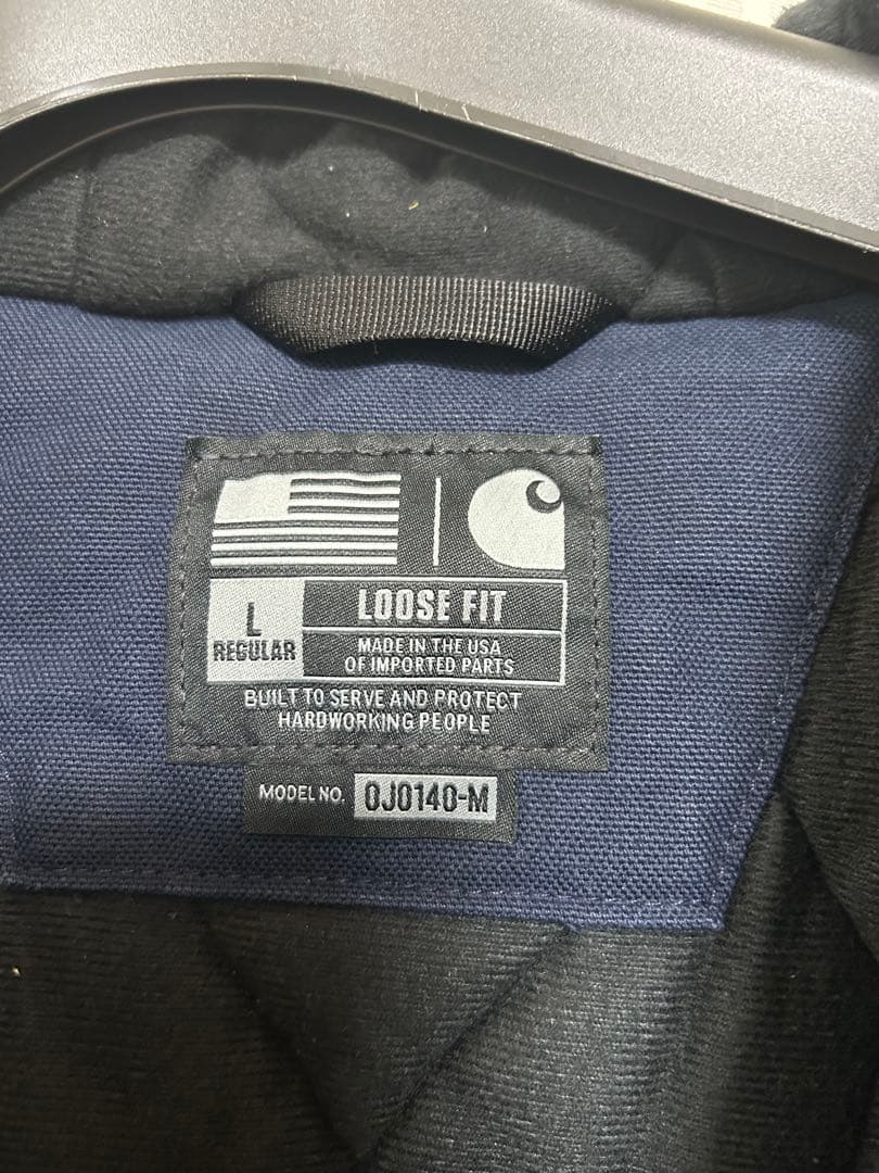 こ*き様 Carhartt アクティブジャケットL ネイビー