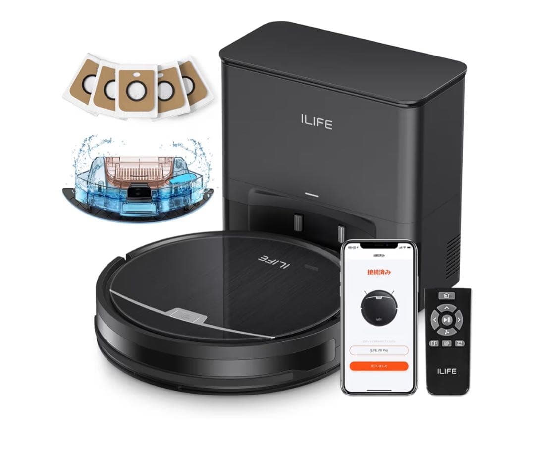 未開封　ＩＬＩＦＥV9pro ロボット掃除機