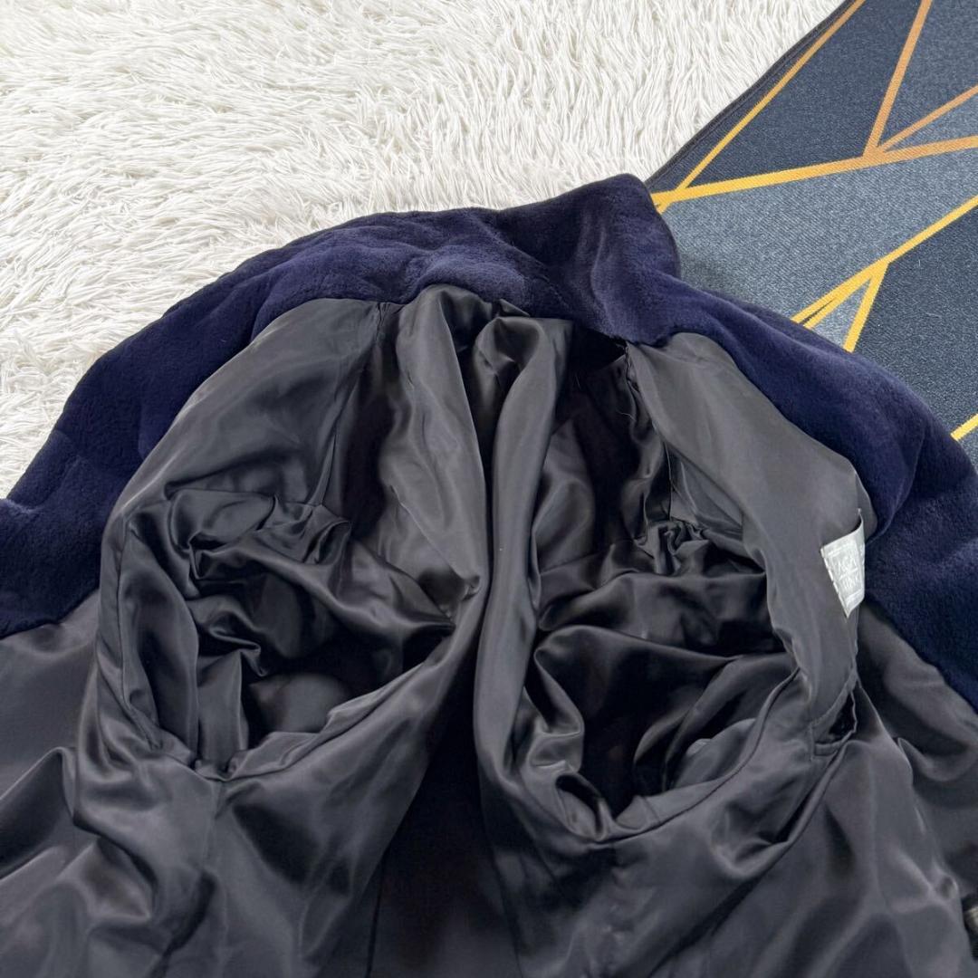 【メンズ】サガミンク シェアードミンク ネイビー コート 毛並み◎なめし柔らか