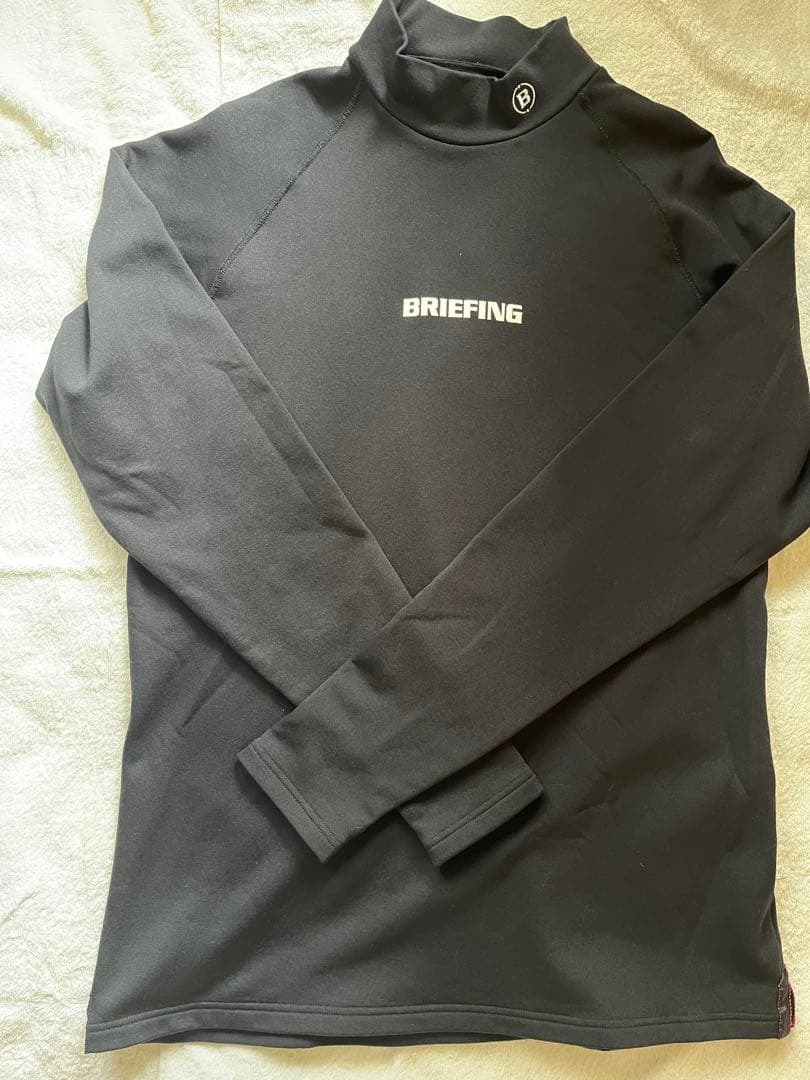 BRIEFING 長袖シャツ L ブラック
