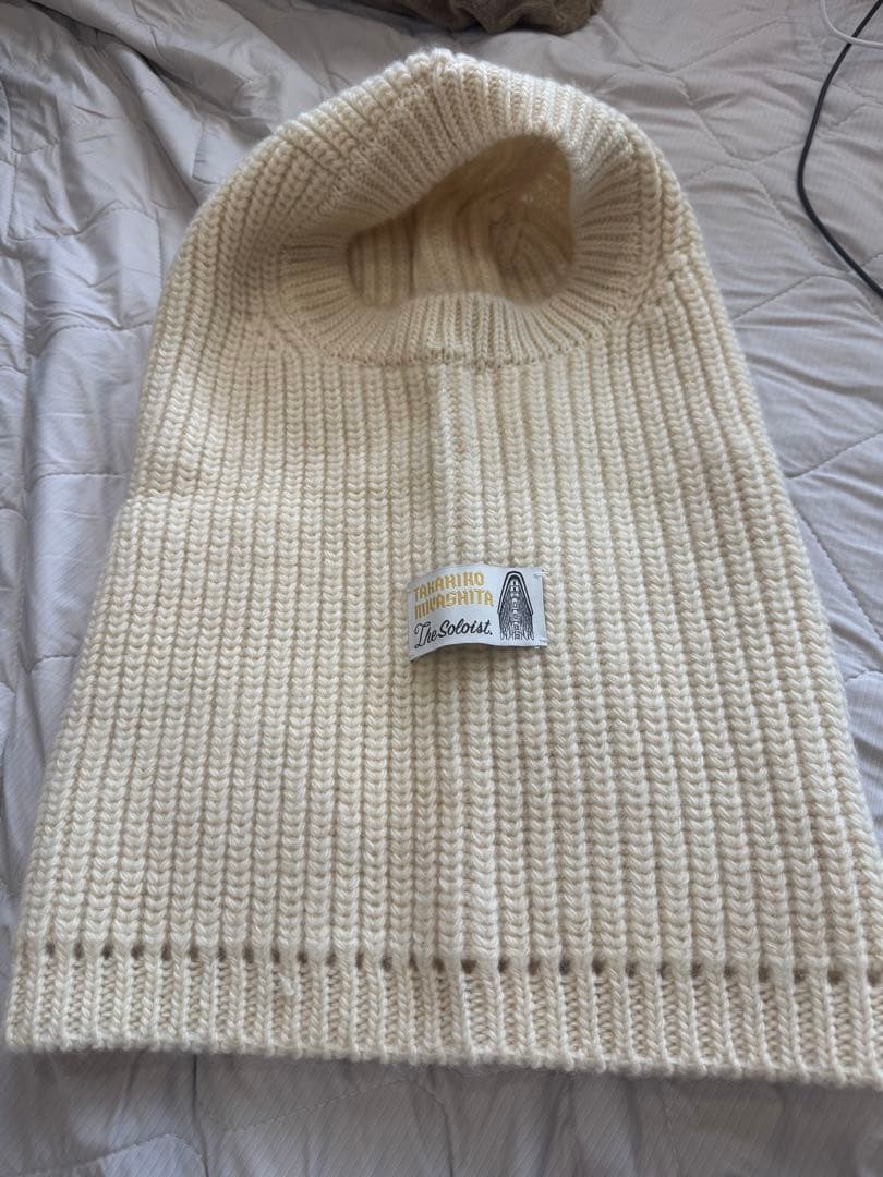 Soloist アランパターンバラクラバ ナチュラル