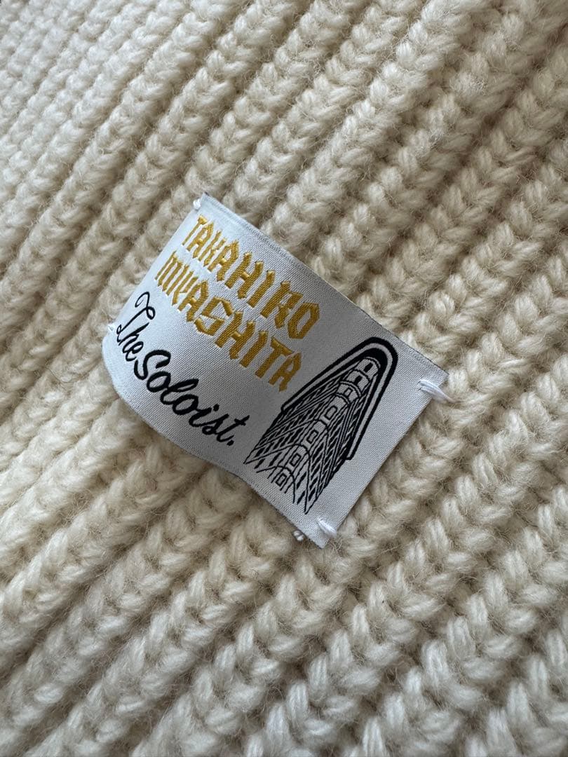 Soloist アランパターンバラクラバ ナチュラル