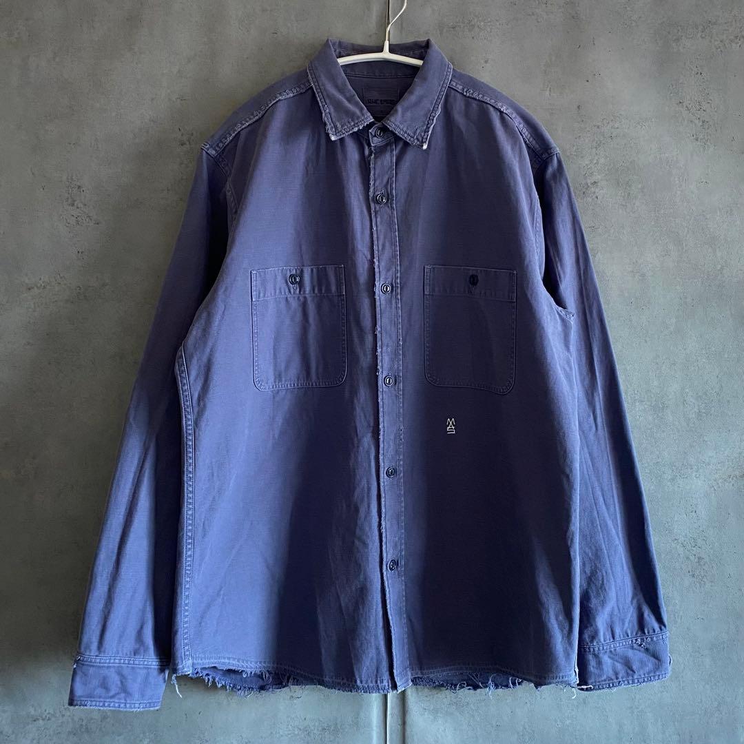 RHC × MAS ロンハーマン 別注 ミリタリーバックサテンシャツ 定価3万程