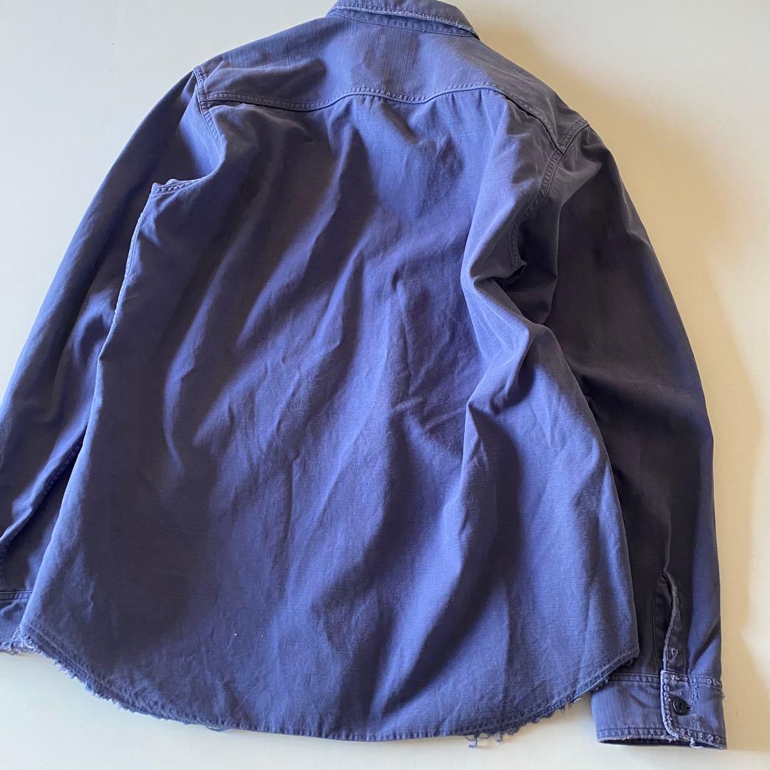 RHC × MAS ロンハーマン 別注 ミリタリーバックサテンシャツ 定価3万程