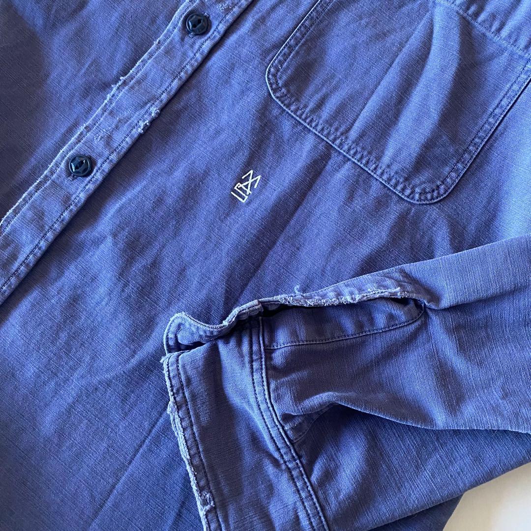 RHC × MAS ロンハーマン 別注 ミリタリーバックサテンシャツ 定価3万程