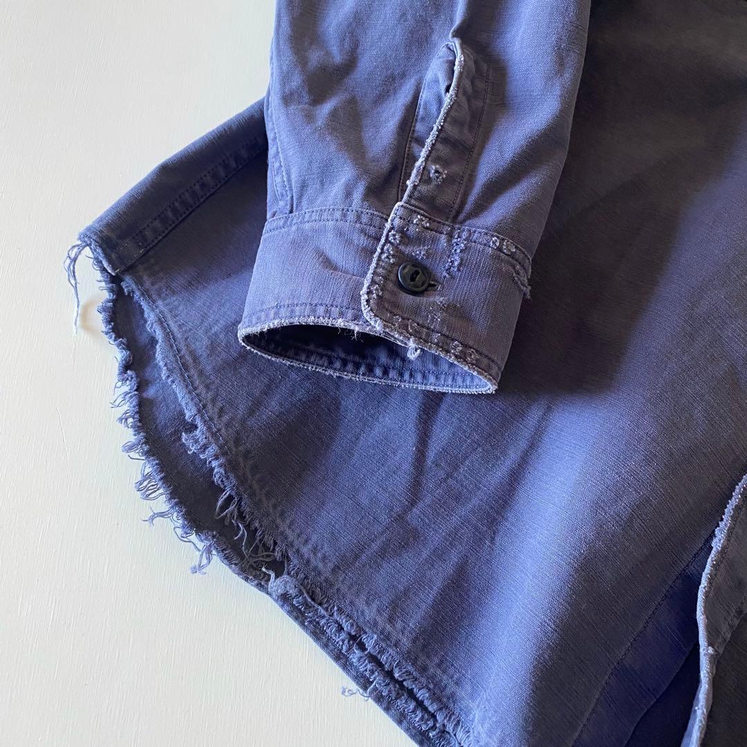 RHC × MAS ロンハーマン 別注 ミリタリーバックサテンシャツ 定価3万程