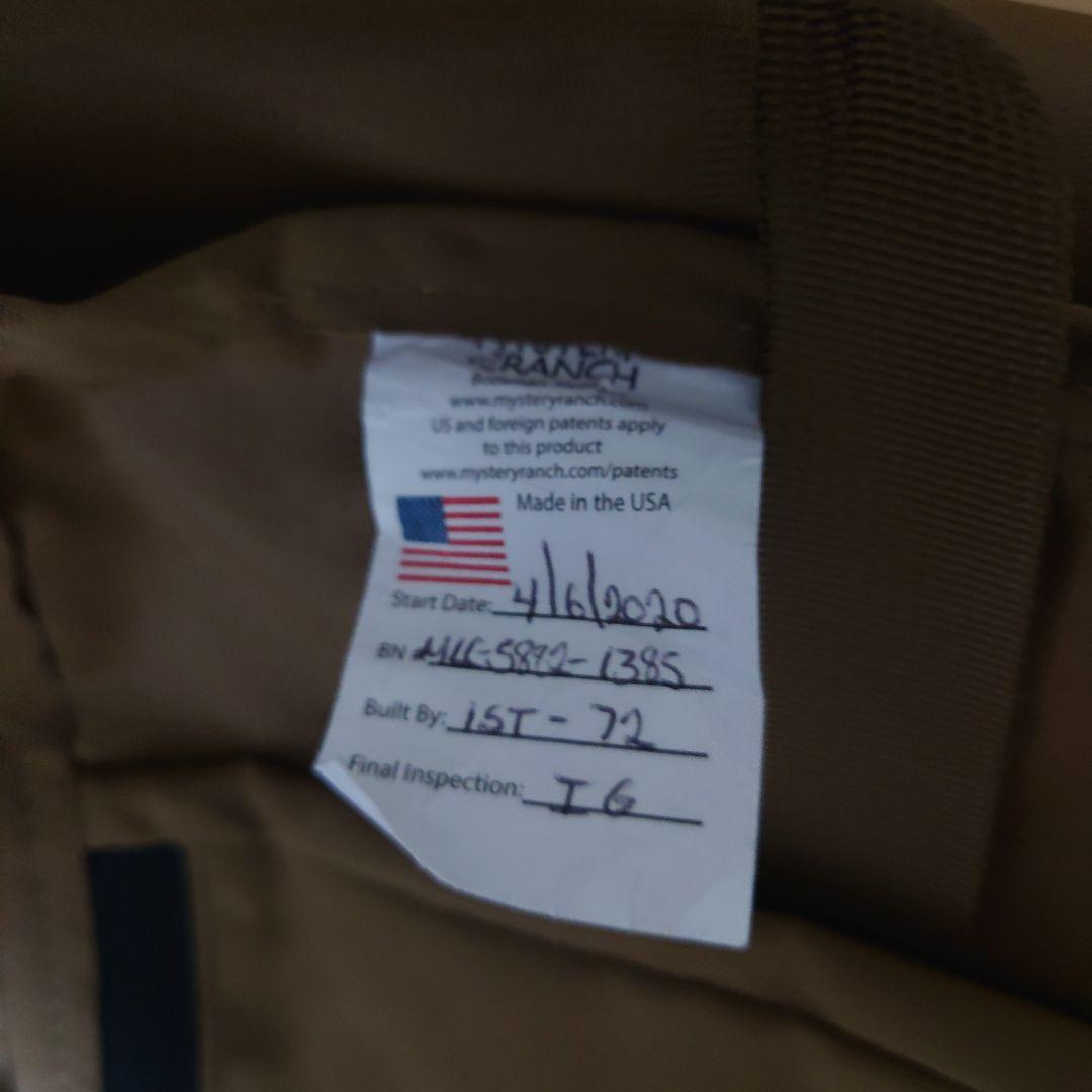 美品　ミステリーランチ　モッドロードセル　コヨーテ