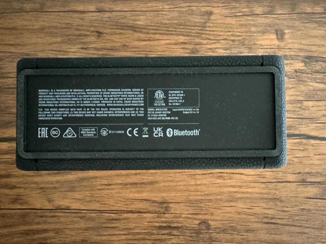 ☆美品☆ Marshall Middleton Bluetooth スピーカー