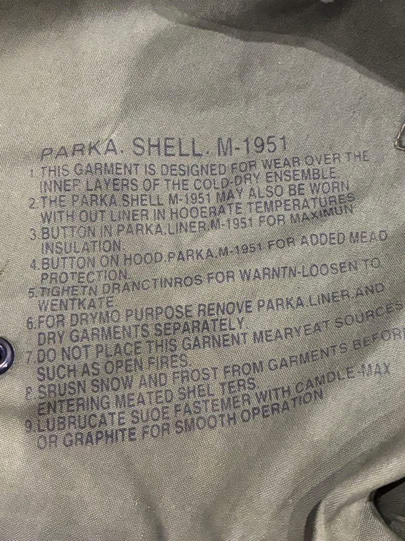 米軍実物 ライナー付 M-51 モッズコート　ミリタリー　古着