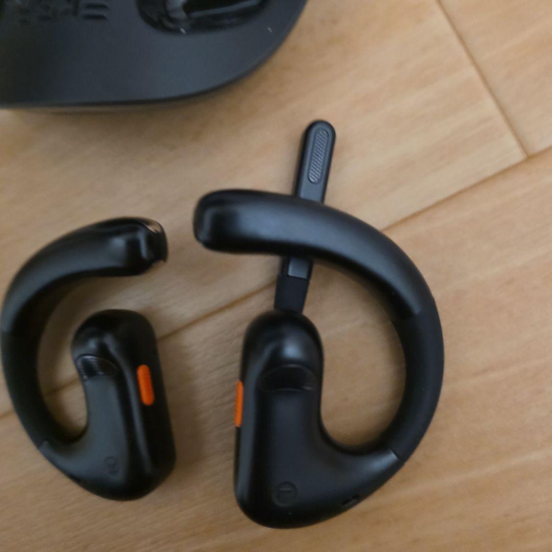 ワイヤレスイヤホン ブラック 耳掛け式