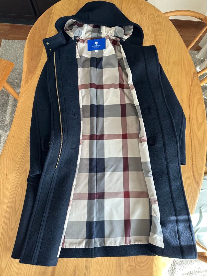 ブルーレーベルクレストブリッジ　ダッフルコート・ネイビーM