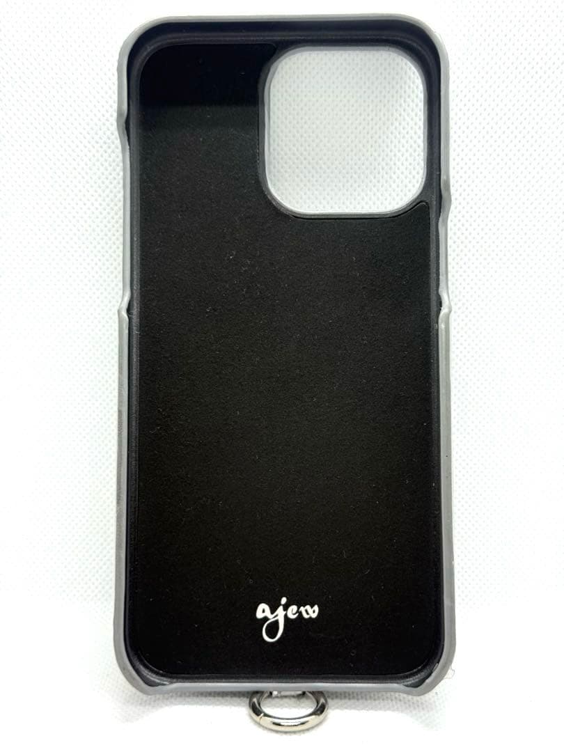 ajew iPhone15proMax コイルストラップ付き