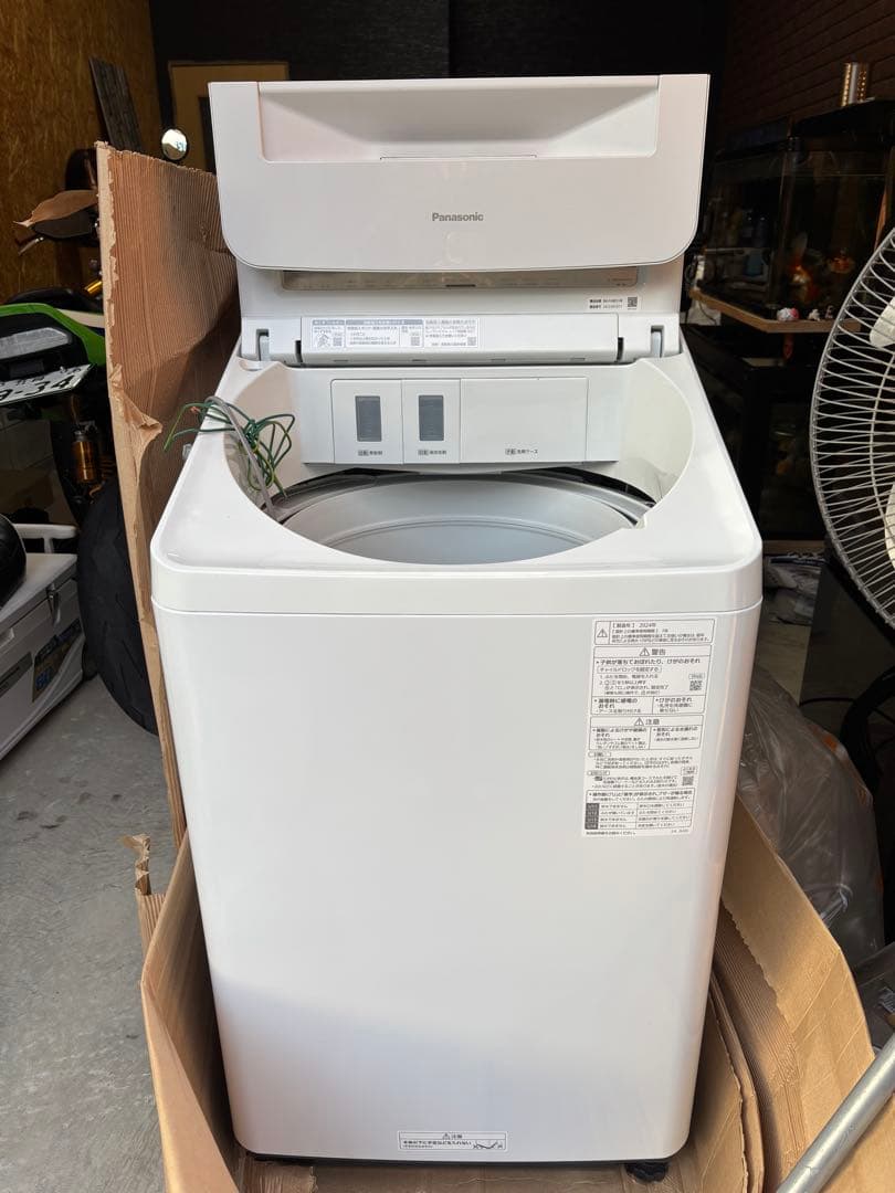 【発送費込】Panasonic NA-FA8K2 縦型洗濯機 2024年モデル