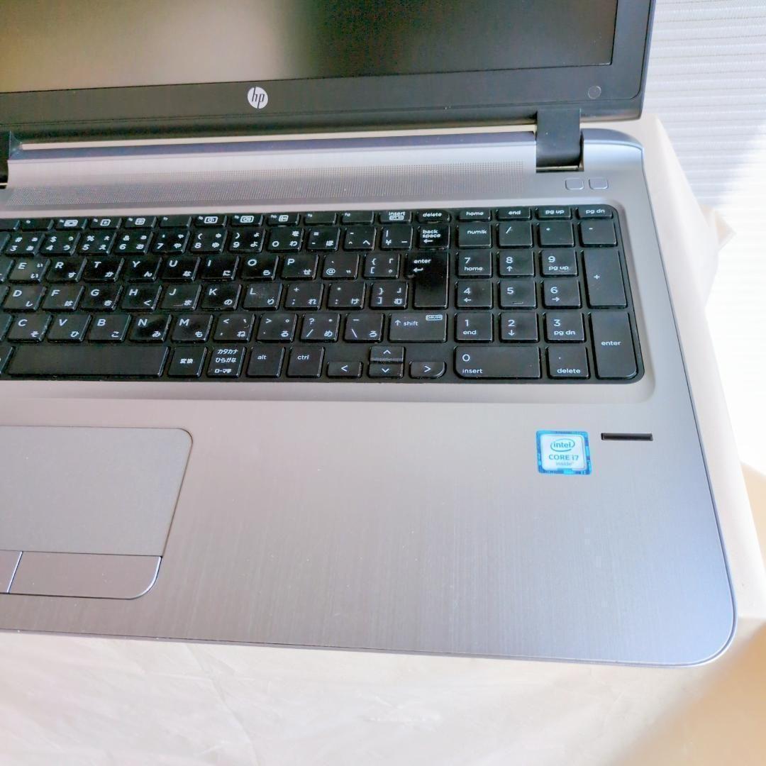 コスパ良品 HP ノートパソコン Windows11 i7 新品SSD カメラ