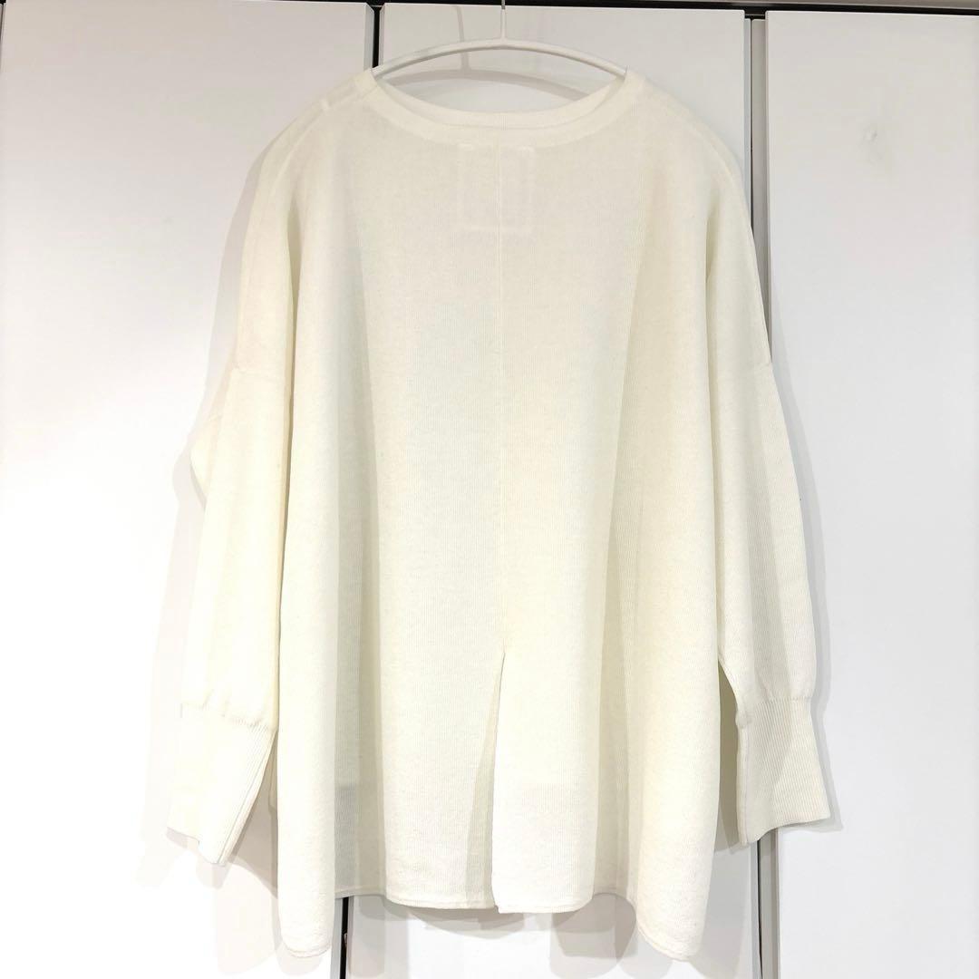 美品 BEARDSLEY サラッとプルオーバー ホワイト