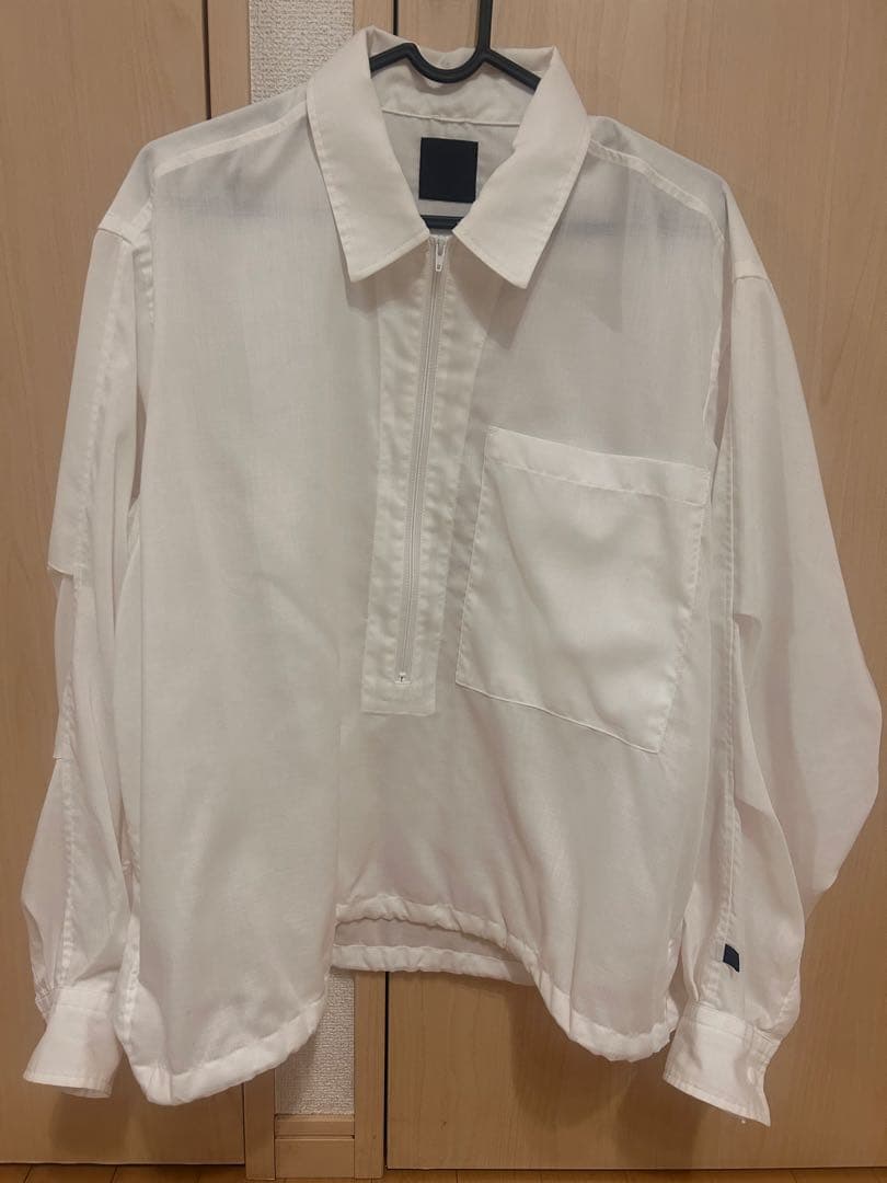 トップス W's TECH HALF ZIP SHIRT L/S