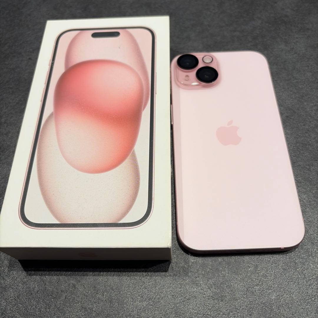 Apple iPhone 15 ピンク 本体　128GB おまけ付き