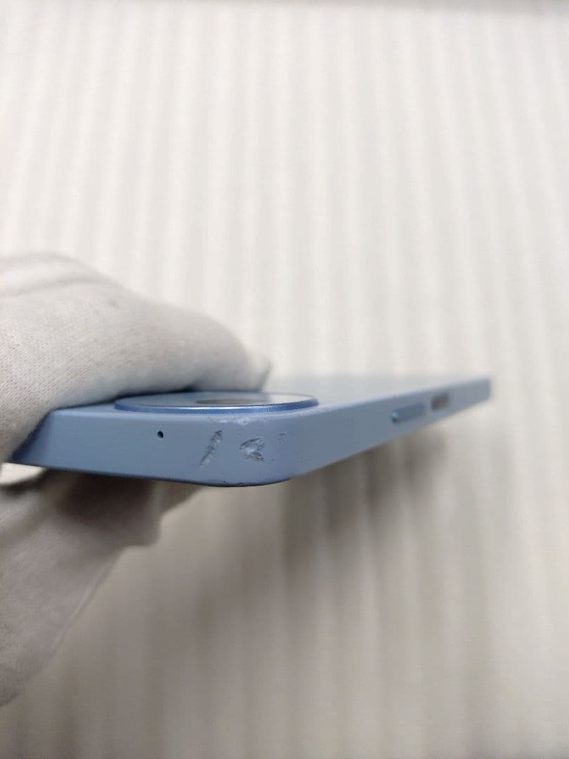 4-381 AQUOS　WISH4　スマートフォン本体　ブルー　SH-М27