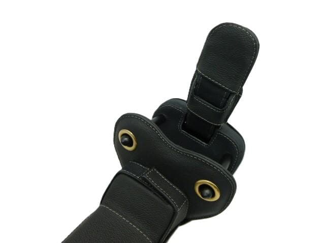 トムス ステアリングロック ハンドル固定 黒革 TOM'S ハンドルロック