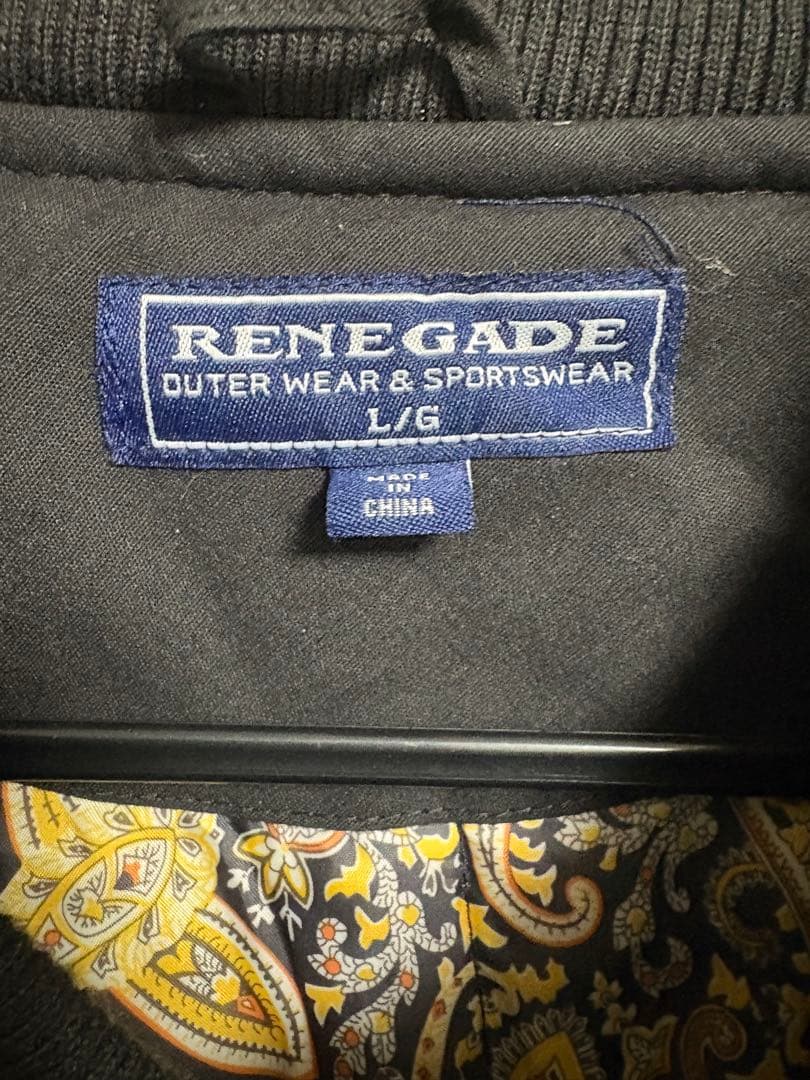 RENEGADE レネゲード DERBY JACKET ダービージャケット 黒