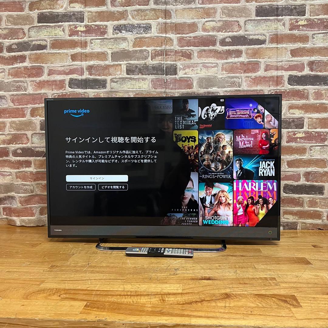 東芝 40V型 4K液晶テレビ REGZA 40M500X W録対応 動画アプリ