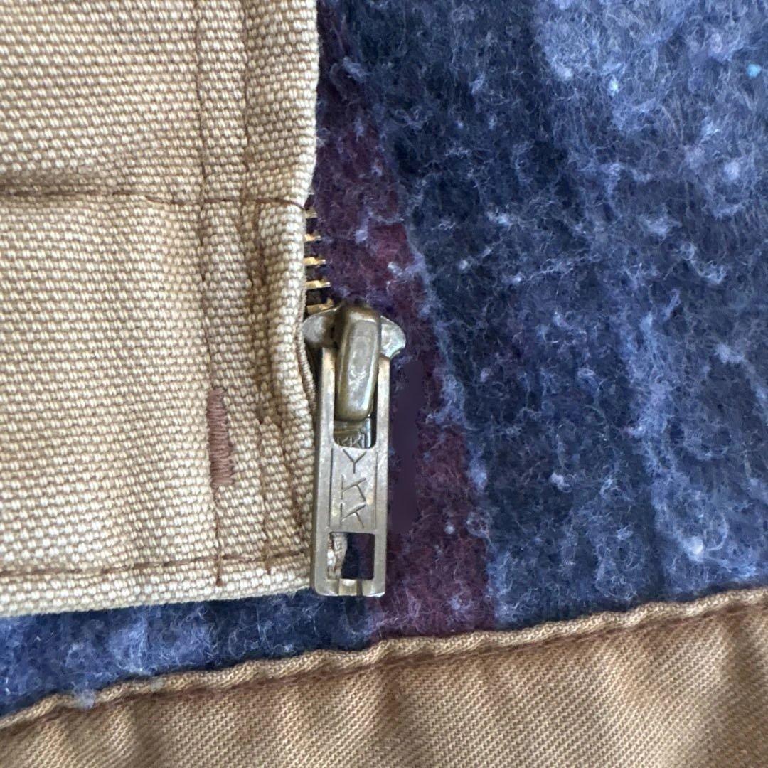 神サイズ　70s Carhartt デトロイトジャケット　プリントタグ　雰囲気系