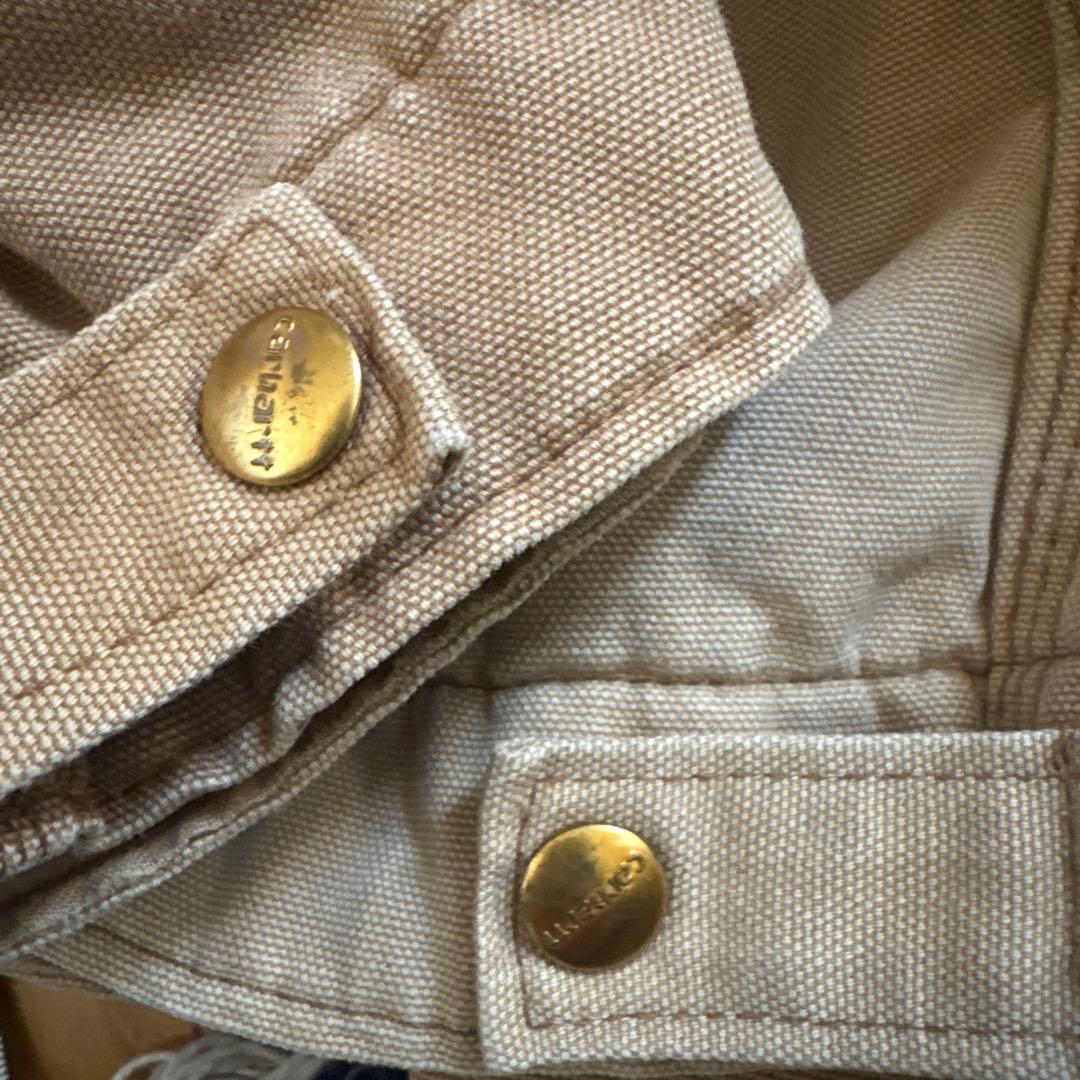 神サイズ　70s Carhartt デトロイトジャケット　プリントタグ　雰囲気系