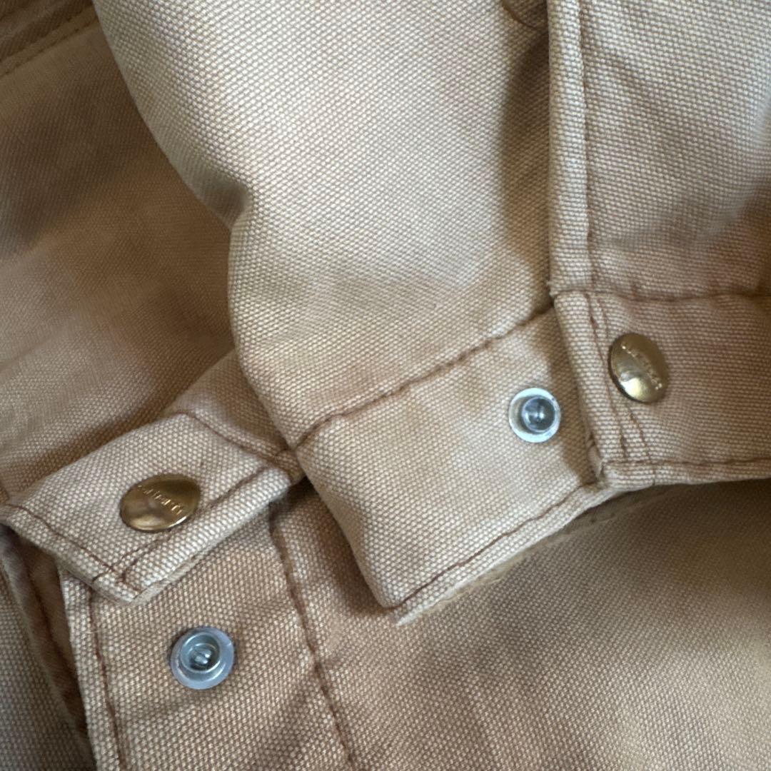 神サイズ　70s Carhartt デトロイトジャケット　プリントタグ　雰囲気系