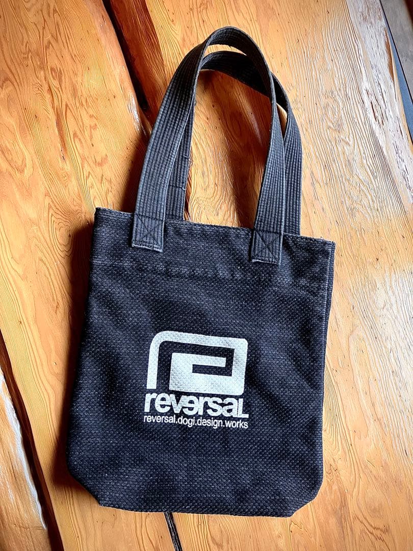 【希少】reversal リバーサル 道着生地トートバッグ&小物入れ（セット品）