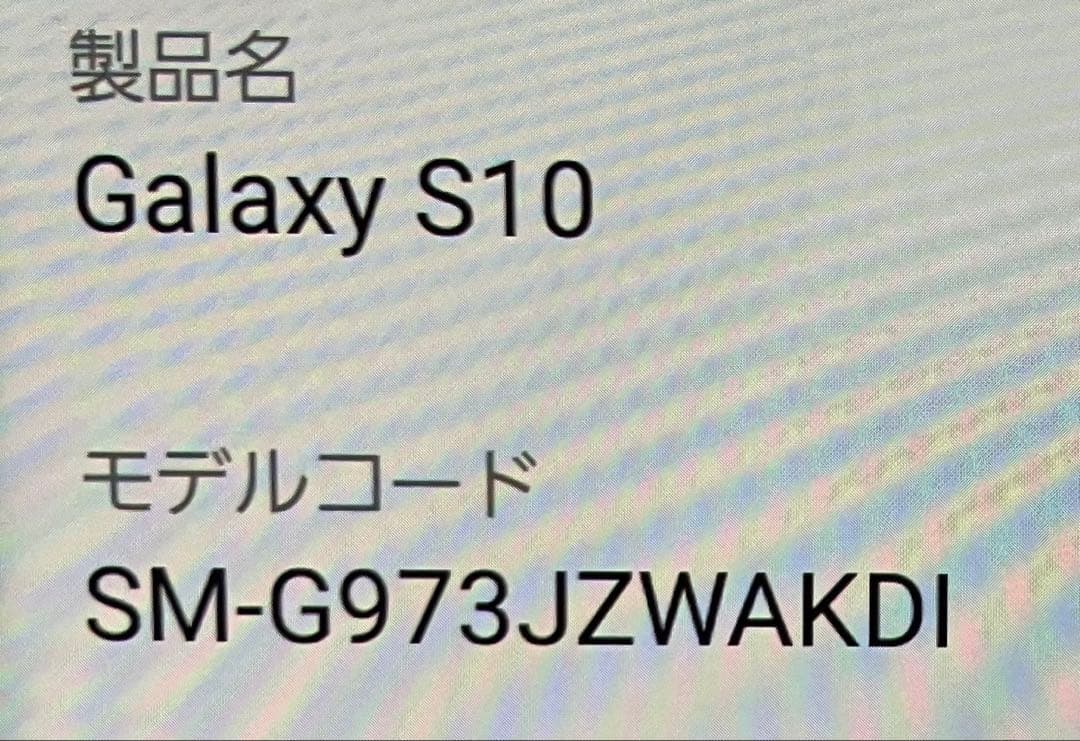 Android Galaxy s10 本体 (ジャンク)