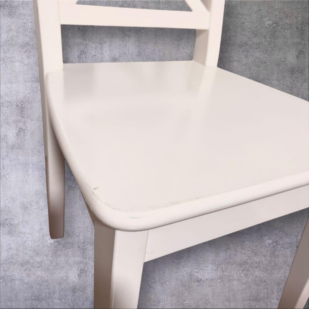 2客セット　IKEA INGOLF イケア　椅子 白 ホワイト　ダイニングチェア