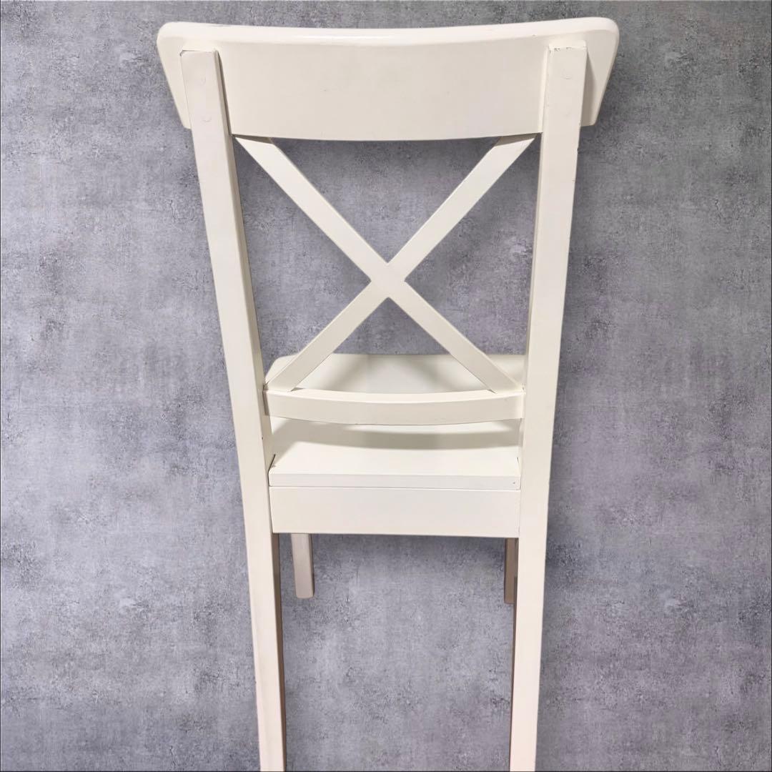 2客セット　IKEA INGOLF イケア　椅子 白 ホワイト　ダイニングチェア