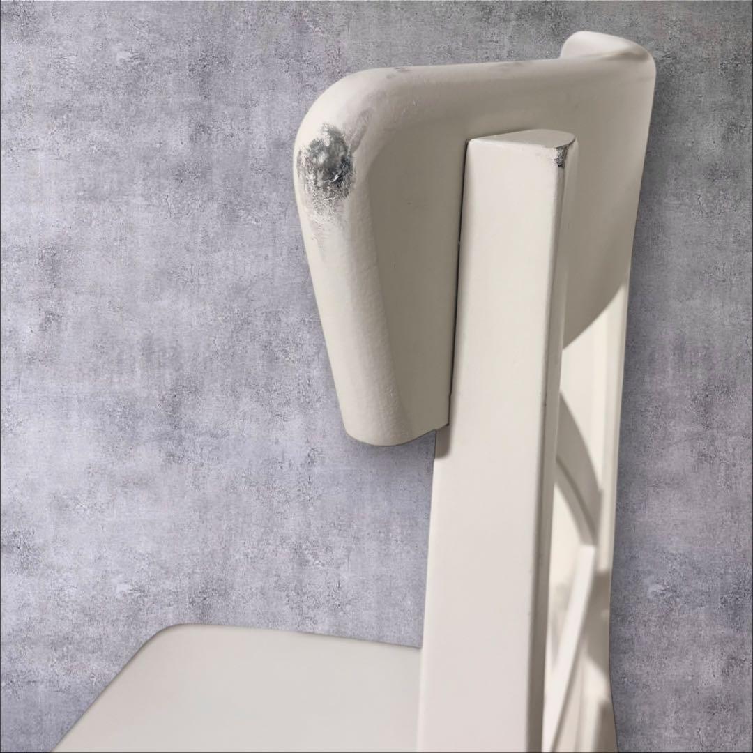 2客セット　IKEA INGOLF イケア　椅子 白 ホワイト　ダイニングチェア