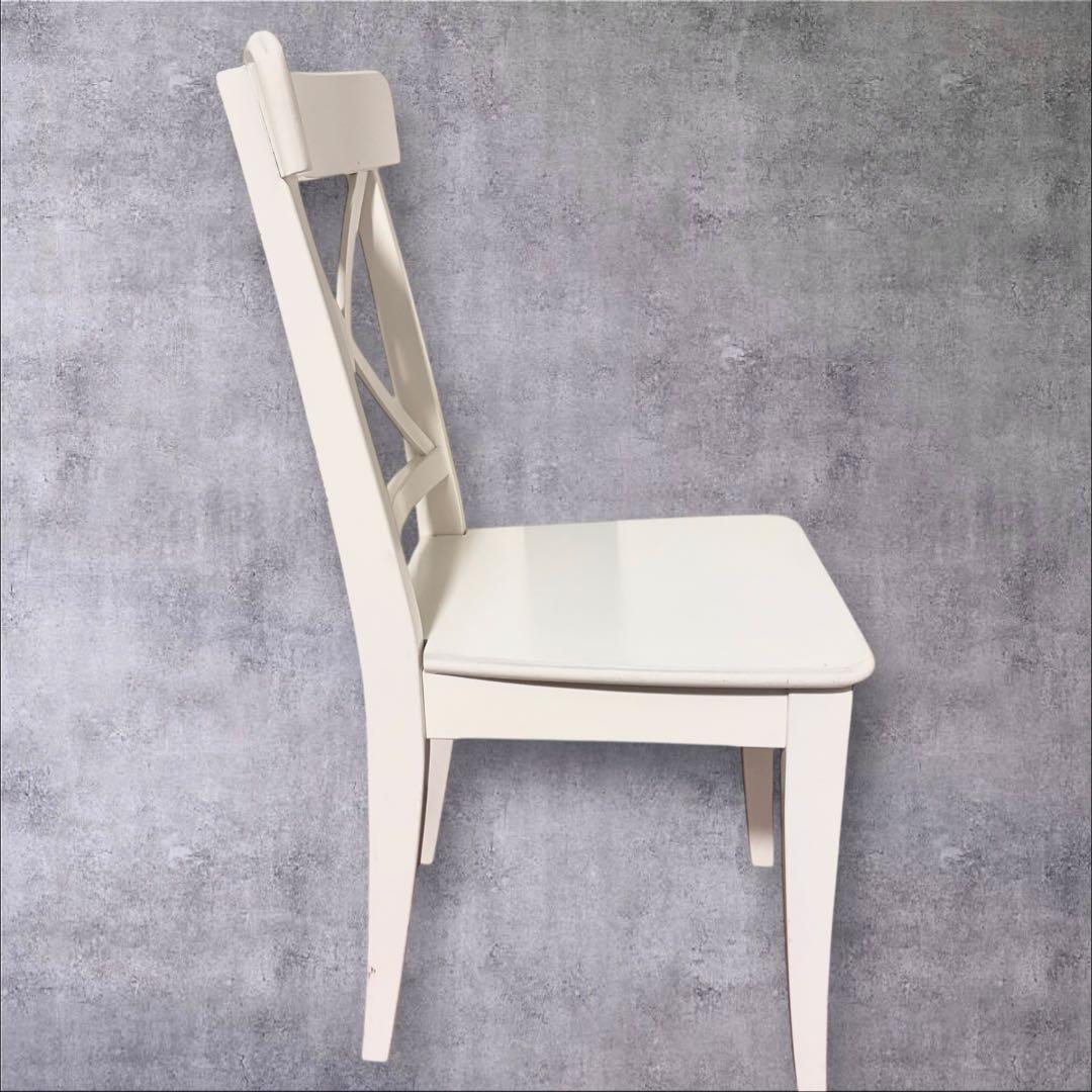 2客セット　IKEA INGOLF イケア　椅子 白 ホワイト　ダイニングチェア