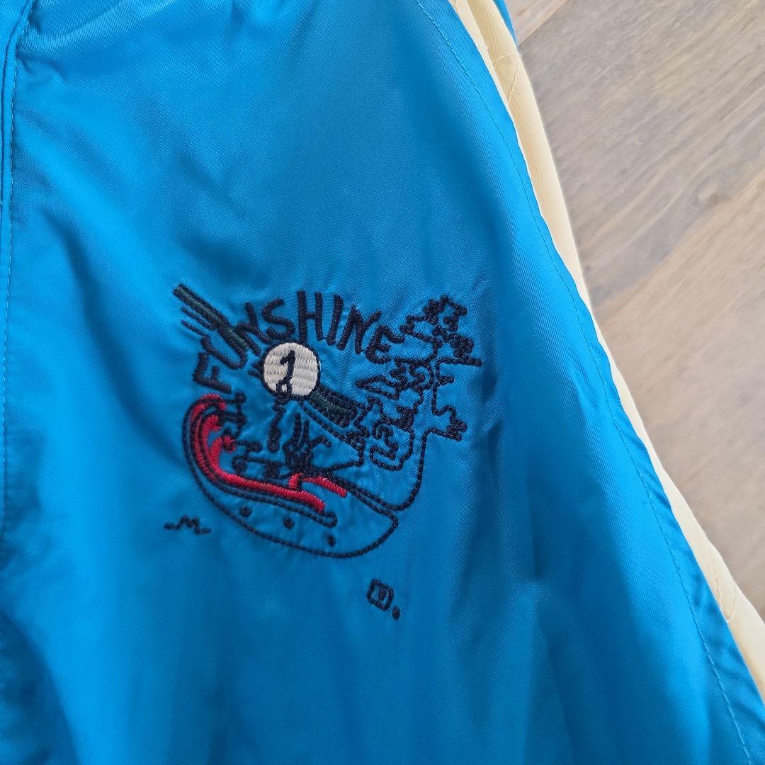 DIESEL　ディーゼル　スカジャン 青とクリーム色 1970年　美品　y11